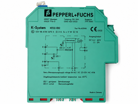 Pepperl+Fuchs KFD2-EB2 K-System Power Feed Module Part No. 43546 20-30V DC