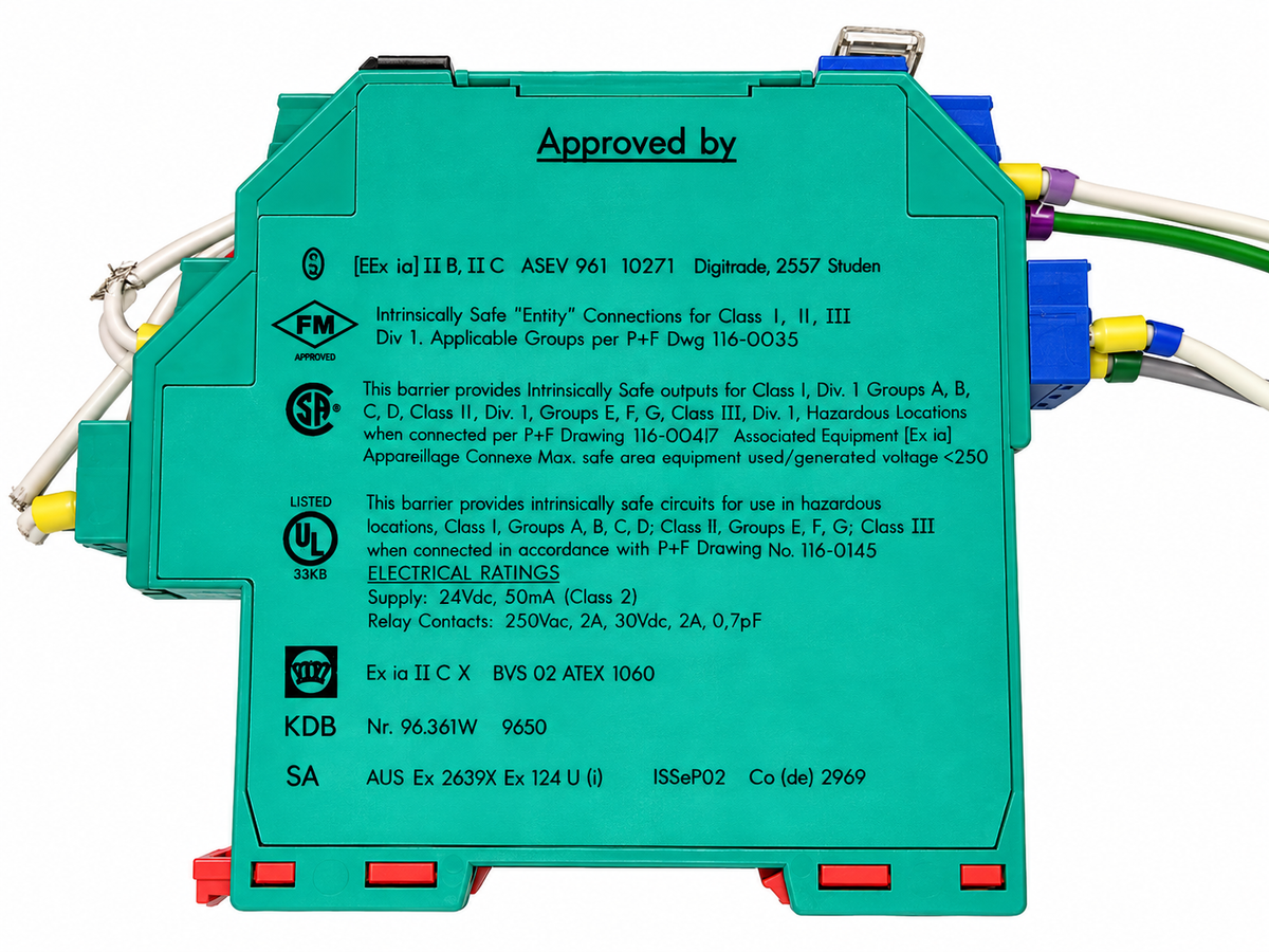 Pepperl+Fuchs KFA5-SR2-Ex2.W K-System Switch Amplifier 37371S 2 Channel