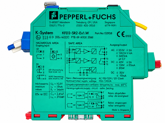 Pepperl+Fuchs KFD2-SR2-Ex1.W K-System Switch Amplifier 132958 24V DC