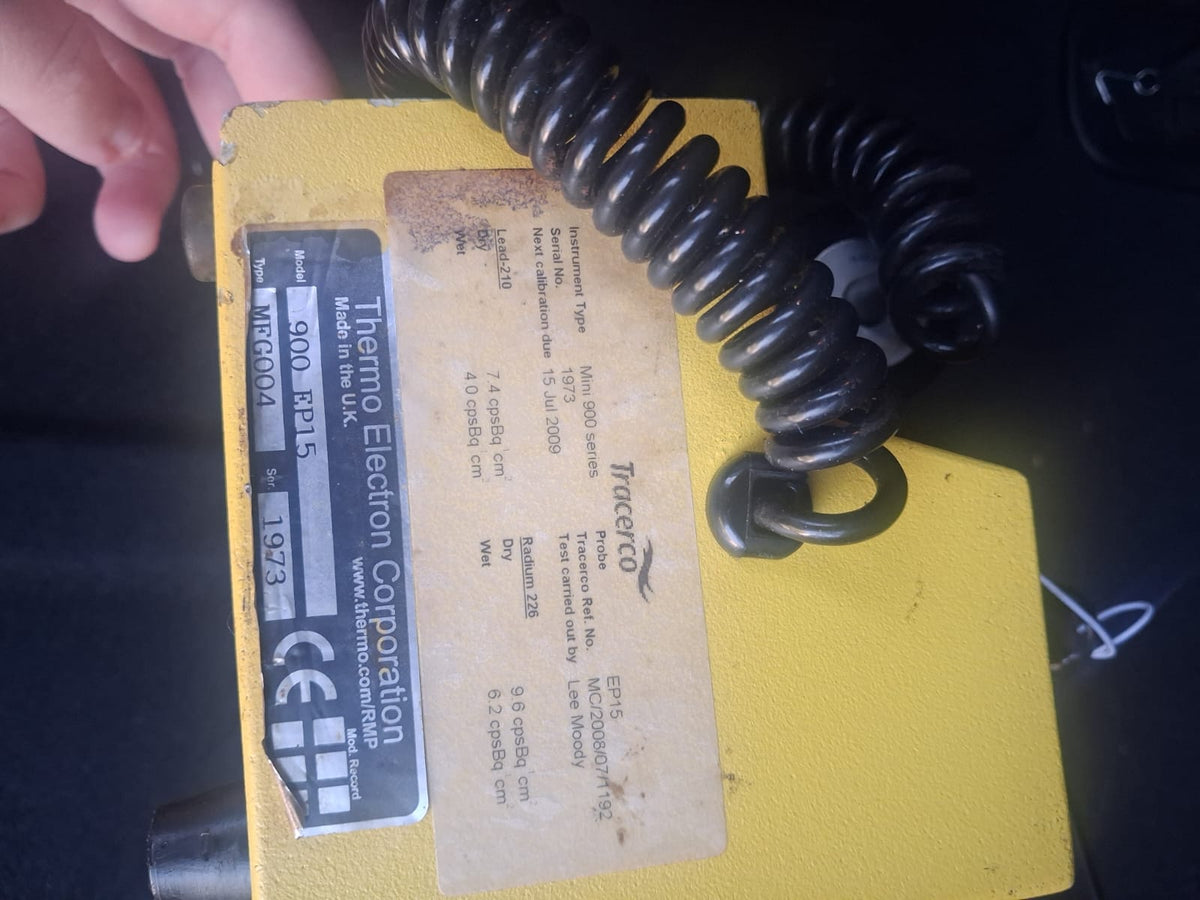 NEW BATTERIES Thermo Mini Monitor 900 Series with EP15 Probe Geiger Counter